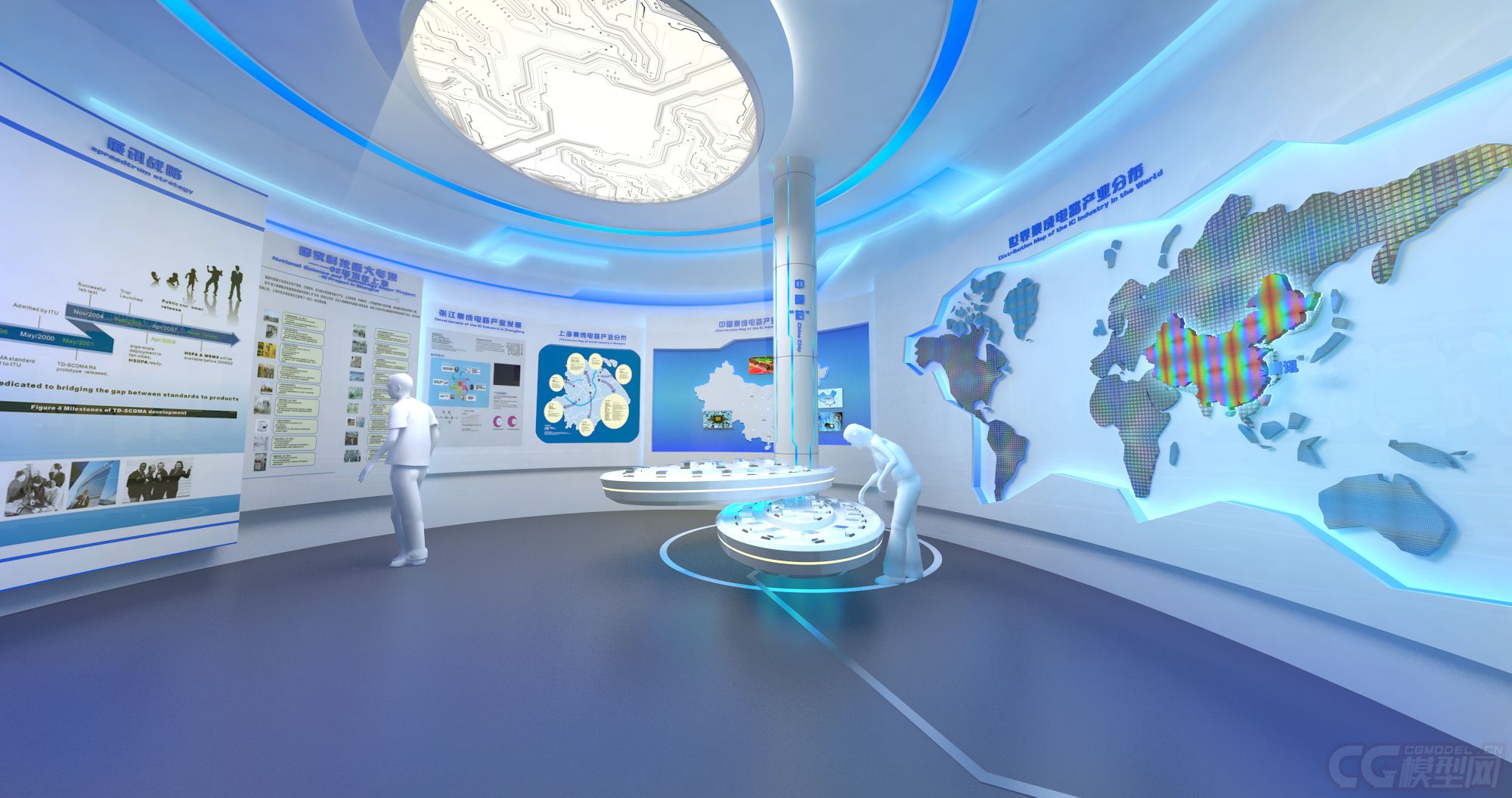 電子展廳科技感強強